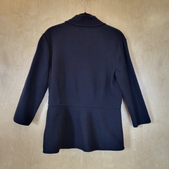 Jones New York Signature Knit Cardigan Jacket Black Size Large - Picture 4 of 9